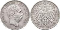 Sachsen 5 Mark 1902 E. Albert 1873-1902. Winz. Randfehler, sehr sch&ouml;n 75,00 EUR  + 9,00 EUR frais d'envoi