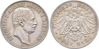 Sachsen 5 Mark 1908 E. Friedrich August III. 1904-1918 Sehr sch&ouml;n + 75,00 EUR  + 9,00 EUR frais d'envoi