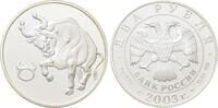 Russland 2 Rubel 2003. Sternzeichen. Stier. Polierte Platte 65,00 EUR  + 9,00 EUR frais d'envoi