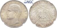 Bayern 3 Mark 1910 D. Otto 1886-1913. Stempelglanz / NGC MS 65 495,00 EUR  + 15,00 EUR frais d'envoi