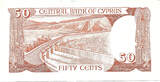 Cyprus 50 Cents 1989 SUP