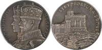 United Kingdom Historical medal King George V & Queen Mary - Silver Jubilee, Windsor Castle - - Percy Metcalf -