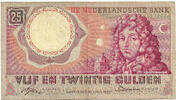 Netherlands 25 Gulden Christiaan Huygens -
