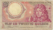 Netherlands 25 Gulden Christiaan Huygens -