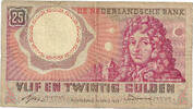 Netherlands 25 Gulden Christiaan Huygens -