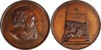 Belgium Tod von Hendrik Conscience – Grabdenkmal in Antwerpen (1812–1883, errichtet 1886 Historical medal 1886 EF