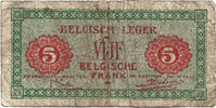 Belgium 5 Francs Armée Belge / Belgisch Leger -