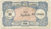 Great Britain (East Africa) 10 Cents East Africa Command - Not Negotiable - Rare -
