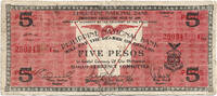 Philippines 5 Pesos Iloilo - Emergency / guerrilla currency - WWII -