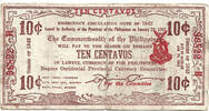 Philippines 10 Centavos Negros Occidental - Emergency / guerrilla currency - WWII -