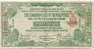 Philippines 20 Centavos Negros Occidental - Emergency / guerrilla currency - WWII -