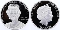 Cook Islands 5 Dollars Silber Queen Elisabeth II. in Memoriam -