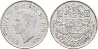 Kanada 50 Cents Silber Georg VI. 1936-1952 -