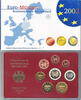 Deutschland 3,88 Euro Kursmünzensatz 2002 Spiegelglanz Original -
