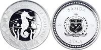 Samoa 2 Tala 1 Unze Silber, Seepferdchen -