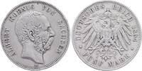 Sachsen 5 Mark Albert 1873-1902 -