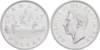 Kanada Dollar Georg VI. 1936-1952, Kanu -