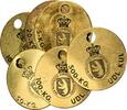 Greenland, foreign coal tokens 1964-1972 -