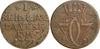 Denmark 1 skilling 1771 Denmark DANKSE  687,88 EUR584,70 EUR  + 18,34 EUR frais d'envoi