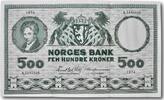 Norway 500 kroner 1974 Norway  220,12 EUR187,10 EUR  + 18,34 EUR frais d'envoi