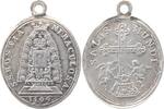 Wallfahrt (deutschsprachig:A, CH, CZ, H, I, F) imm Ovale, versilb. (?) Br.-Medaille (unsigniert) Augsburg -