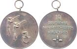 Deutsche Bundesschiessen Medaille Deutsches Bundesschiessen Köln 1930 (19.). O.-Öse, dunkle Patina, FDC-