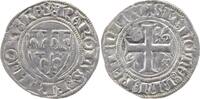 Frankreich Blanc dit Guénar (4. emission) Charles VI. 1380-1422. min. Prägeschw., f. SUP