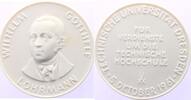 Universitäten, Schulen, Stenographie, Literatur-Ve Grosse, weisse Keramik-Medaille 1961 Dresden SUP