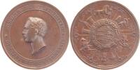 Württemberg Br.-Preis-Medaille (ohne Signatur, v. Gottlieb August Dietelbach), Wilhelm I. 1816-1864. am Ohr min. berieben, SUP