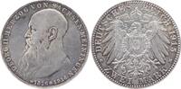 Sachsen-Meiningen 2 Mark 1915 D Georg II. 1866-1914. Haarkr., SUP / SUP+