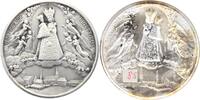 Wallfahrt (deutschsprachig:A, CH, CZ, H, I, F) imm Versilb., hohlgeprägte Medaille Altötting -