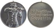 Deutsche Bundesschiessen Medaille Deutsches Bundesschiessen Leipzig 1934 (20.). O.-Öse, SUP