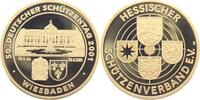 Deutsche Bundesschiessen Medaille 2001 Deutsche Schützentreffen und Schützentage FB