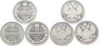 Russland Nikolaus II. 1894-1917.  LOT: 20 Kopeken 1913 Stempelglanz (2x), vz