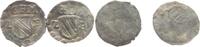 Baden-Durlach LOT: 2 einseitige Pfennige Georg Friedrich 1604-1622. Prägeschw., f. TTB