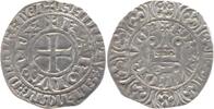 Frankreich Maille blanche (1/2 Gros tournois) s.d. (2e émission, juillet 1 Charles IV. 1322-1328. -