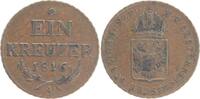 Cu-Kreuzer Franz II. (I.) 1792-1835, ab 1804 als Franz I. Kaiser von Österreich. -