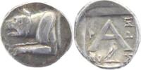 Argolis - Argos Hemidrachme (Triobol) um 90-40 v. Chr Magistrat um 320 v. Chr. bis 70 v. Chr.. TTB /