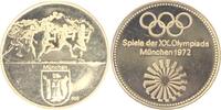 Olympiaden Medaille 1972 München min. Rf., SPL