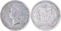 Dominikanische Republik 1/2 Peso 1937 Kr., vorzüglich - 65,00 EUR  + 8,00 EUR frais d'envoi