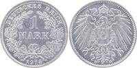 Deutsches Reich 1 Mark 1914 D feiner Stempelglanz 75,00 EUR  + 8,00 EUR frais d'envoi