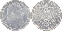 Bayern 3 Mark 1911 D Luitpold, Prinz und Regent. kl. Rf., vorz&uuml;glich + 50,00 EUR  + 5,00 EUR frais d'envoi