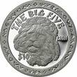 Sierra Leone 10 dollars 2001, NGC PF69 UC, "The Big Five - Lion" Top Pop 1/0 Sierra Leone  2001, NGC PF69 UC, "The Big Five -