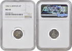 4 pence Great Britain 4 pence 1842, NGC MS64, Queen Victoria (1838 - 1901) -