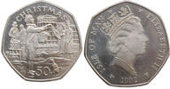 50 pence Isle of Man 50 pence 1992 AA, UNC, Christmas -