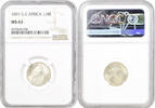 1/4 rupie German East Africa 1/4 rupie 1891, NGC MS63, Rupie (pre-decimal) (1890 - 1903) -