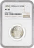  Germany   1876 A, NGC MS65,  German Empire (1871 - 1922)  Top Pop 1 mark 1876 A Germany   1876 A, NGC MS65,  German Empire (1871 - 1922)  Top Pop