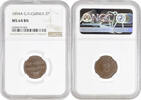 2 pfennig German New Guinea 2 pfennig 1894, NGC MS64 BN, German colony (1885 - 1915) -
