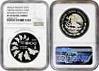 100 pesos Mexico 100 pesos 1987, NGC PF69 UC, World Wildlife Fund - Monarch Butterfly -