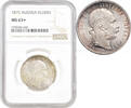  Austria   1875, NGC MS63+,  Emperor Franz Joseph I (1848 - 1916)  1 florin 1875 Austria   1875, NGC MS63+,  Emperor Franz Joseph I (1848 - 1916) 